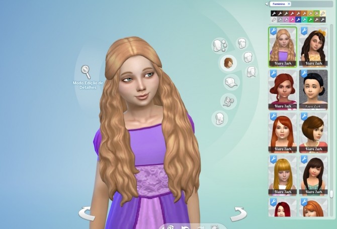 Sims 4 Jayden Hair for Girls at My Stuff