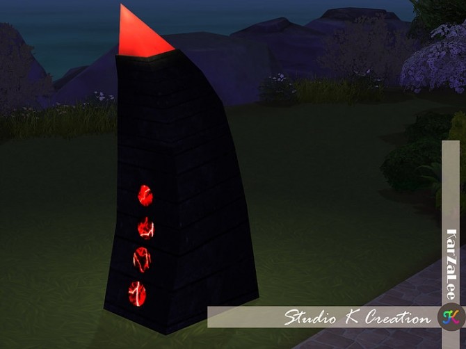 Sims 4 Obelisk of Light at Studio K Creation