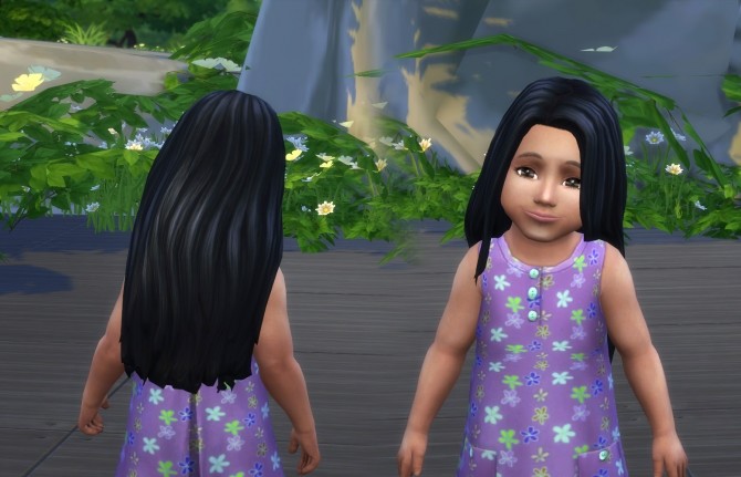 Sims 4 Gorgeous Hair for Toddlers at My Stuff