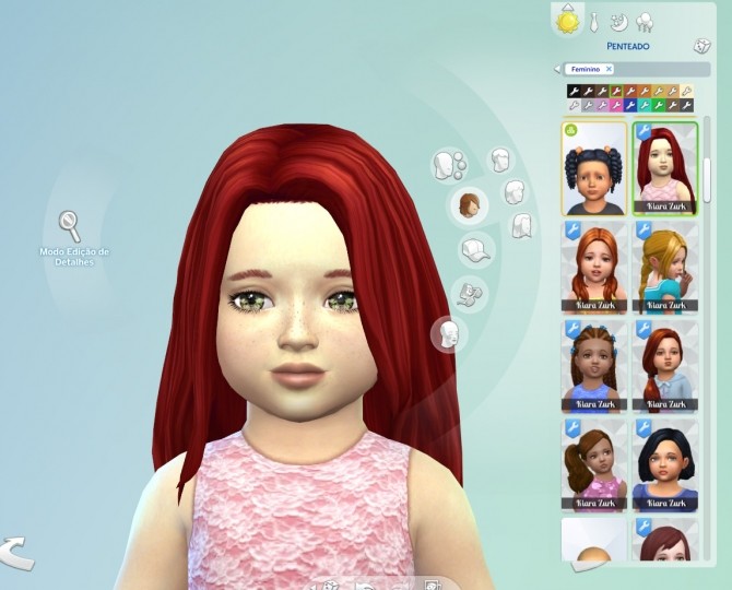 Sims 4 Gorgeous Hair for Toddlers at My Stuff