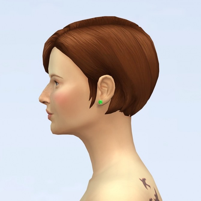 Sims 4 Medium Straight Parted Edit V3 at Rusty Nail