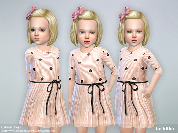 Sims 4 Gabriel Dress by lillka at TSR