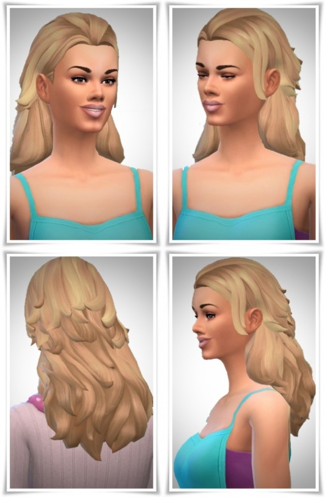Sims 4 Sofia’s Slick Back Hair at Birksches Sims Blog