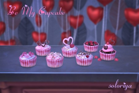 Be My Cupcake set (P) at Soloriya » Sims 4 Updates