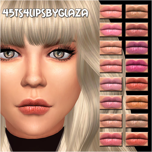 Sims 4 Lips #45 at All by Glaza