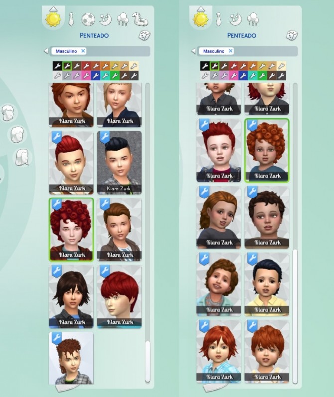 Sims 4 Med Curl Conversion at My Stuff