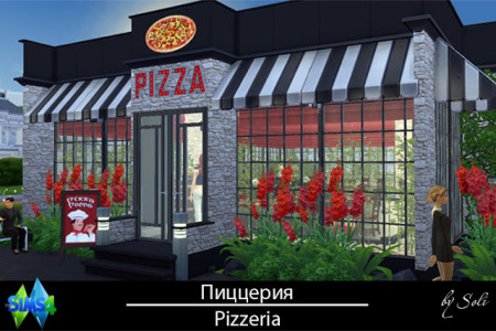 Pizzeria at Soli Sims 4