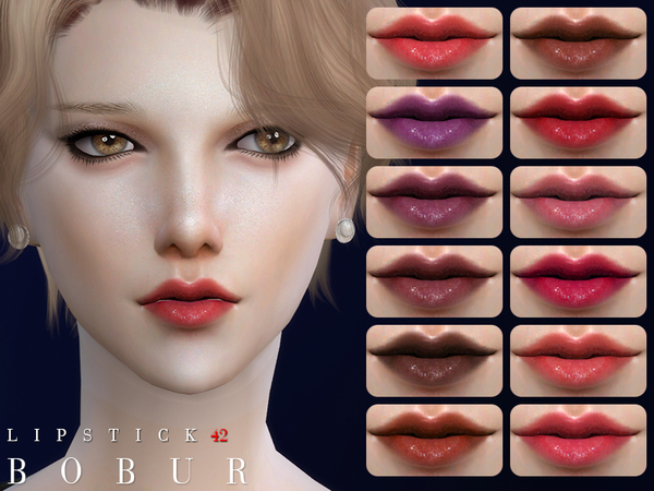 Sims 4 Lipstick 42 by Bobur3 at TSR