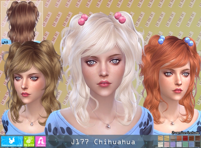 J177 Chihuahua hair (P) at Newsea Sims 4 » Sims 4 Updates