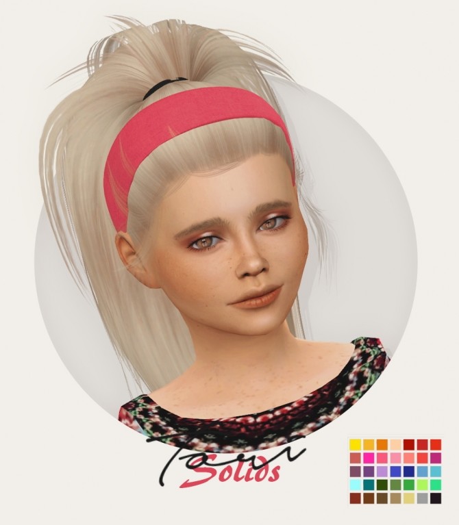Sims 4 LeahLillith Tori Headband Recolor at Simiracle