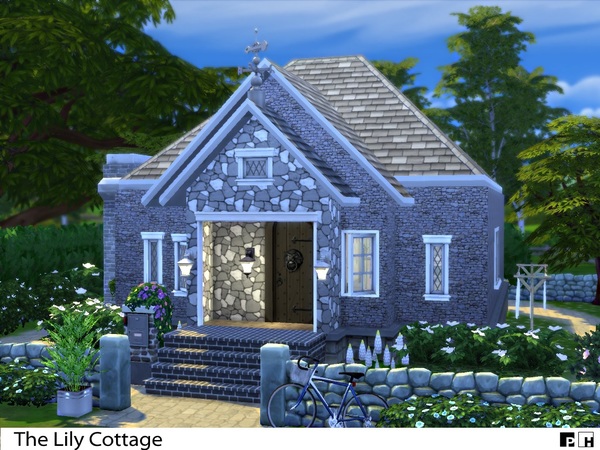 Sims 4 The Lily Cottage by Pinkfizzzzz at TSR