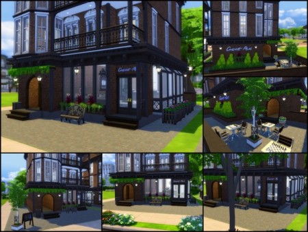 Jack's Bookstore & Apartment by sparky at TSR » Sims 4 Updates