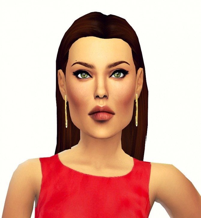 Sims 4 Angelina Jolie at EnchantingEssence