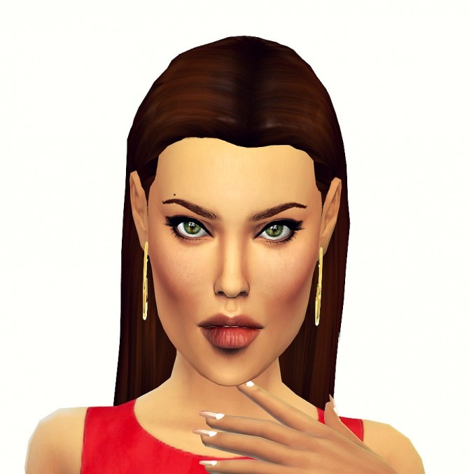Sims 4 Angelina Jolie at EnchantingEssence