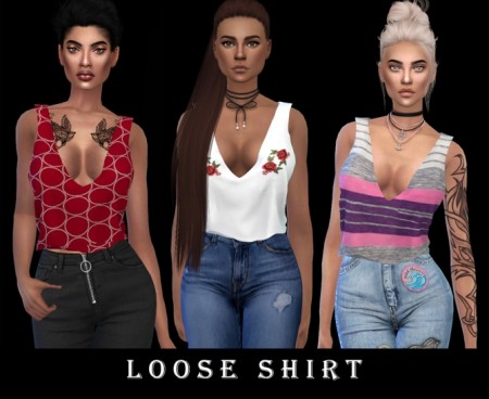 Loose Shirt Fixed at Leo Sims » Sims 4 Updates