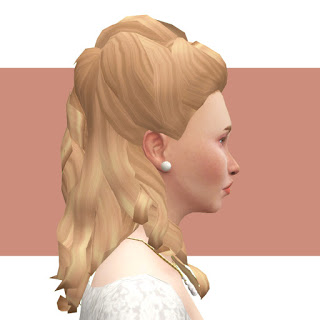 Sims 4 Princess Hair ts3 to ts4 conversion at Historical Sims Life