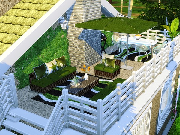 Sims 4 Greenhills house by MychQQQ at TSR