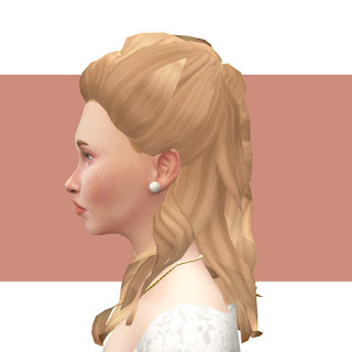 Sims 4 Princess Hair ts3 to ts4 conversion at Historical Sims Life