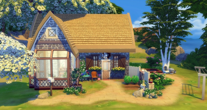 Chaumière starter home at Studio Sims Creation » Sims 4 Updates