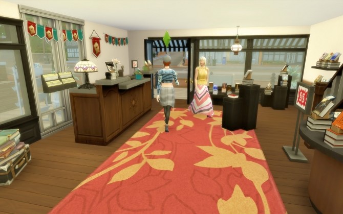 Sims 4 Pier Bookstore at Via Sims