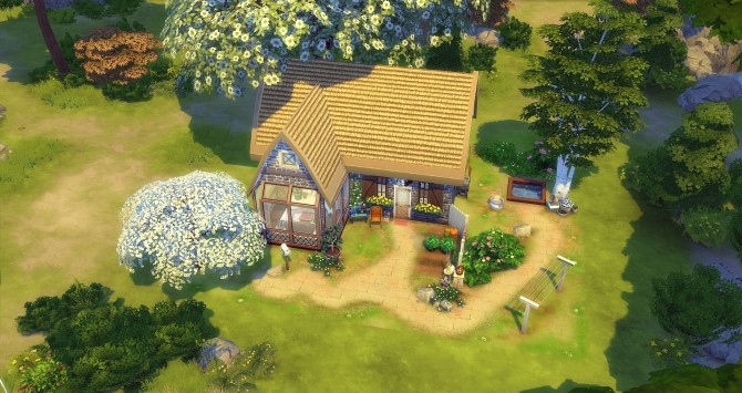 Sims 4 Chaumière starter home at Studio Sims Creation