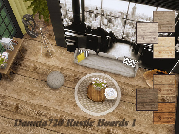 Sims 4 Rustic Boards 1 by Danuta720 at TSR