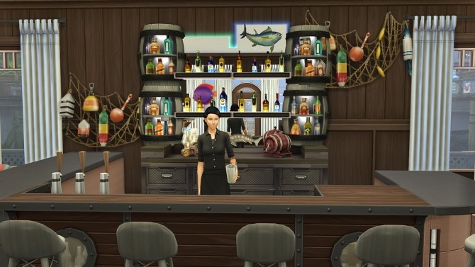Sims 4 Оn the pier restaurant by fatalist at ihelensims