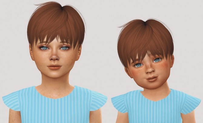 Sims 4 LeahLillith Mia Hair C+T at Simiracle