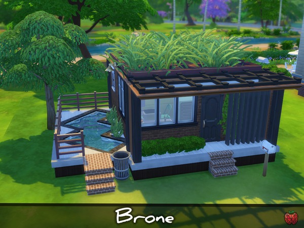 Sims 4 Brone starter house by melapples at TSR
