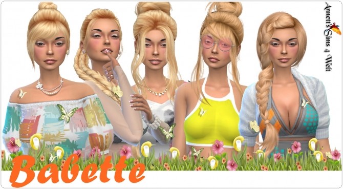 Sims 4 Model Babette at Annett’s Sims 4 Welt