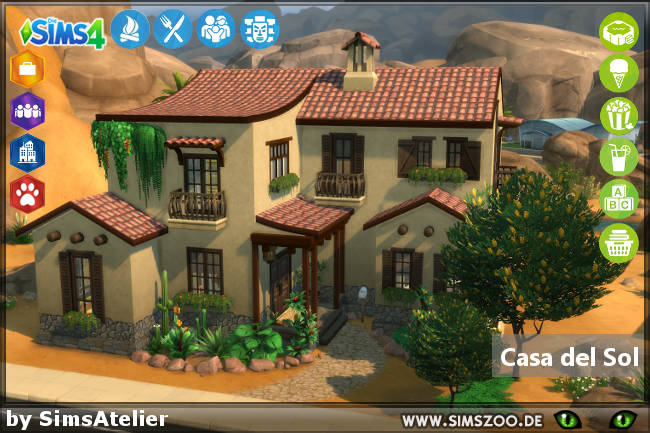 Sims 4 Casa del Sol by SimsAtelier at Blacky’s Sims Zoo