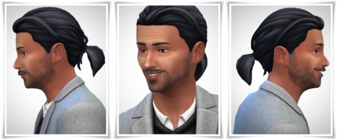 Sims 4 Tiny Ponytail male at Birksches Sims Blog