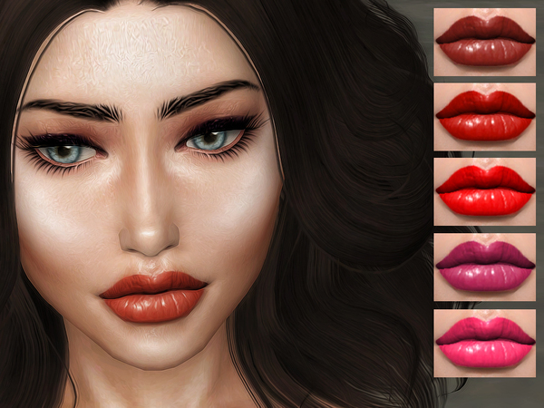 Sims 4 Pascal lipstick by Sharareh at TSR
