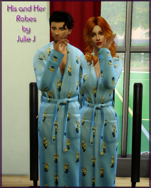 Sims 4 His & Her Robes at Julietoon – Julie J