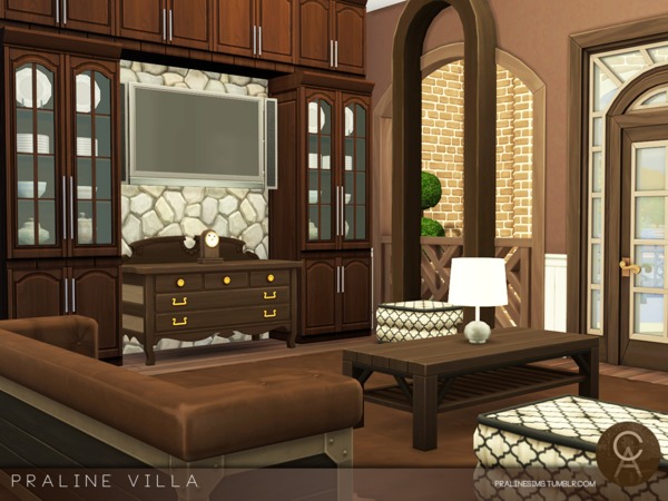 Sims 4 Villa by Pralinesims at TSR