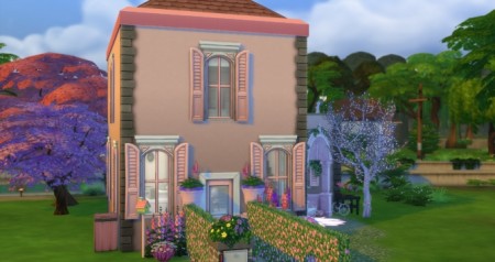 Obnoxiously Pink Tiny House by Astonneil at Mod The Sims