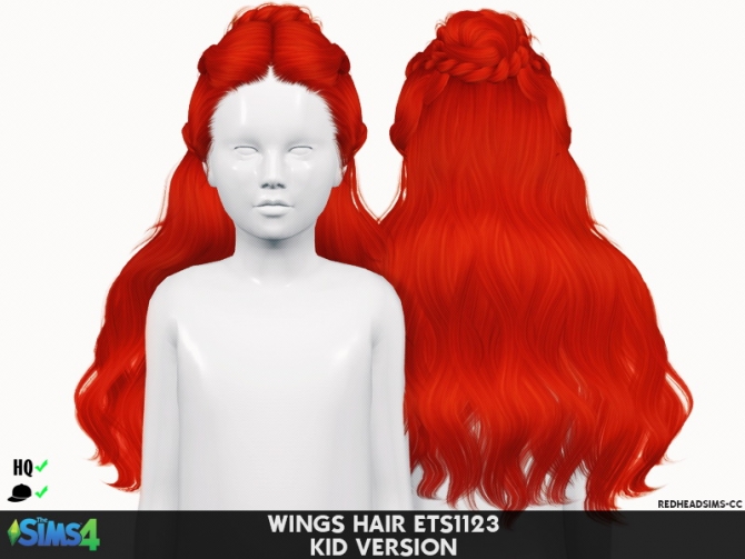 WINGS HAIR ETS1123 KIDS VERSION by Thiago Mitchell at REDHEADSIMS ...