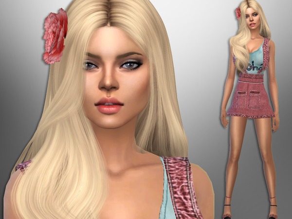 Sims 4 Monica Balan by divaka45 at TSR