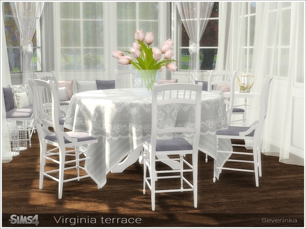 Sims 4 Virginia terrace by Severinka at TSR
