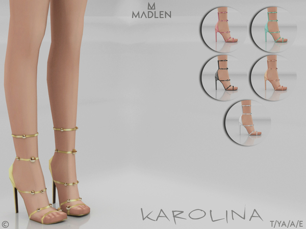 Sims 4 Madlen Karolina Shoes by MJ95 at TSR