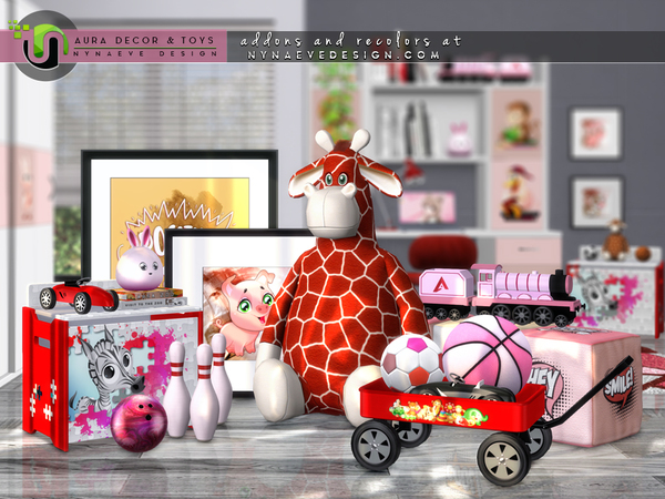 Sims 4 Aura Kids Decor and Toys by NynaeveDesign at TSR