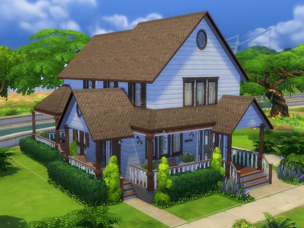 Sims 4 The Peony house by dorienski at TSR