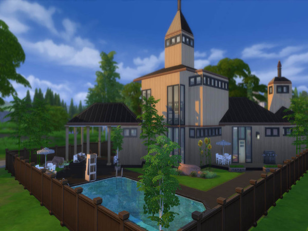 Sims 4 Casual Contemporary house by staralien at TSR