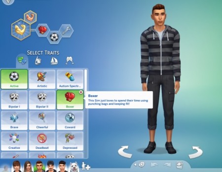 Boxer Trait by GoBananas at Mod The Sims » Sims 4 Updates