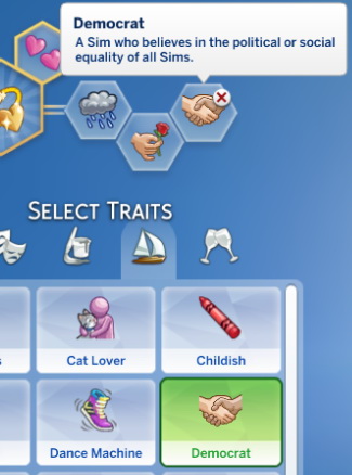 Sims 4 Political Party Traits by Sims Lover at Mod The Sims