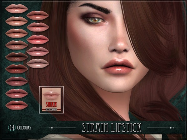 Sims 4 Strain Lipstick by RemusSirion at TSR