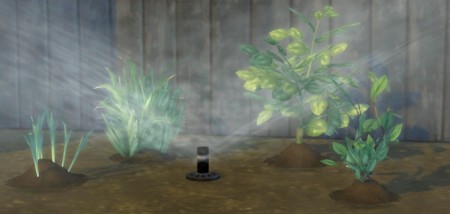 Set It and Forget It Functional Garden Sprinkler by BrazenLotus at Mod The Sims