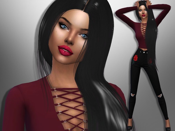 Sims 4 Roxana Gonzalez by divaka45 at TSR