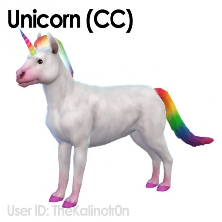 Unicorn Horse with all CCs at Kalino