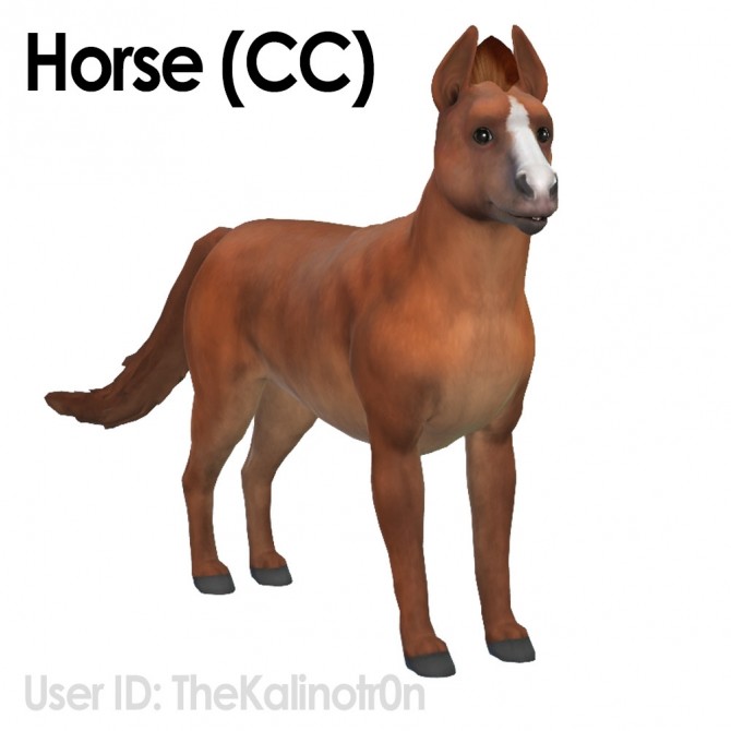 Sims 4 Horse, Zebra and Donkey at Kalino